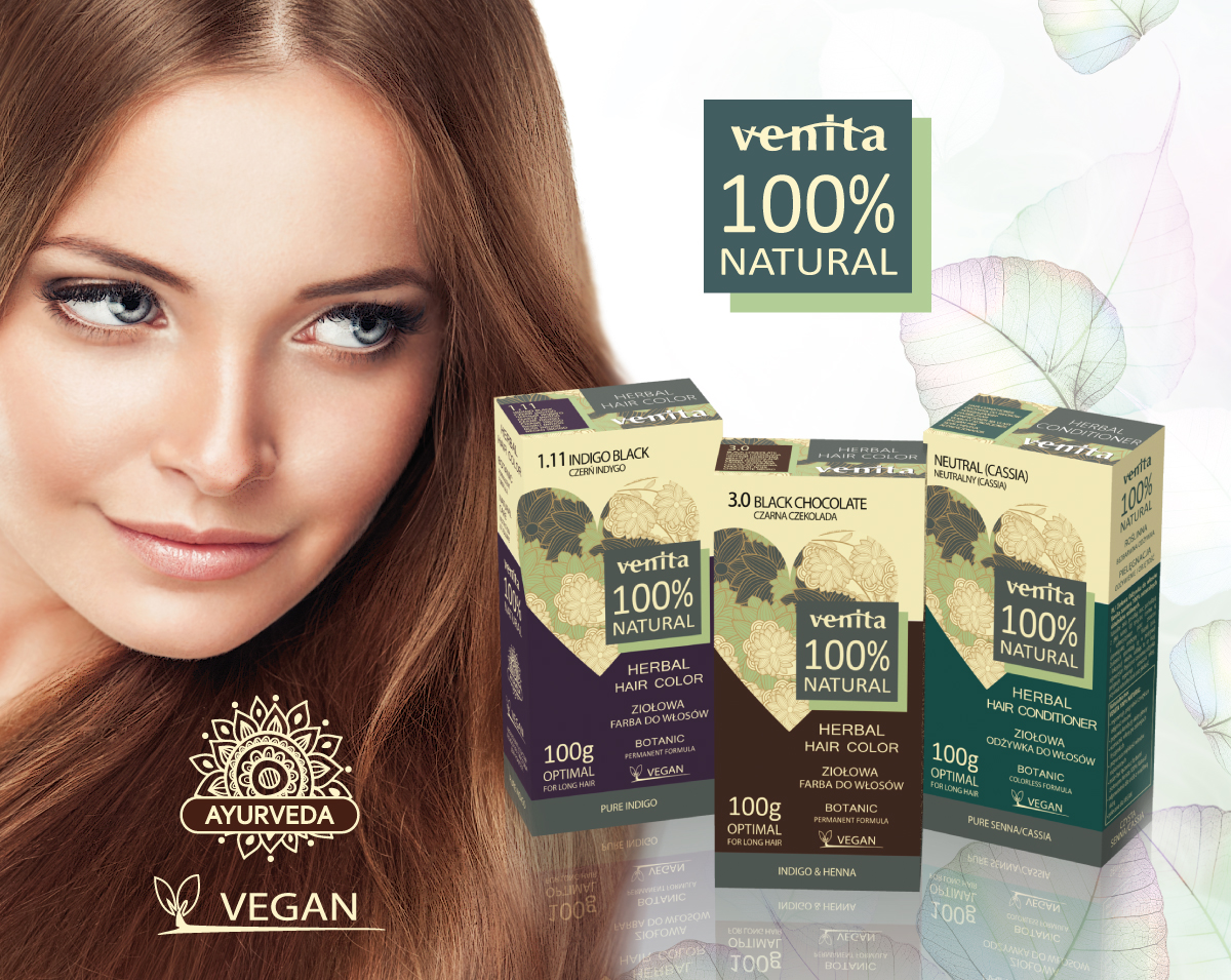 Teintures végétales vegan Venita